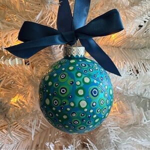 Christmas artist signed ornament